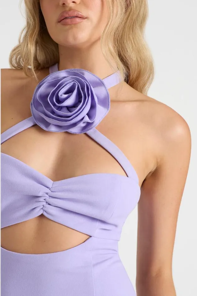 Runaway The Label Mini Shop THE FLOWER MINI DRESS 8211 LILAC