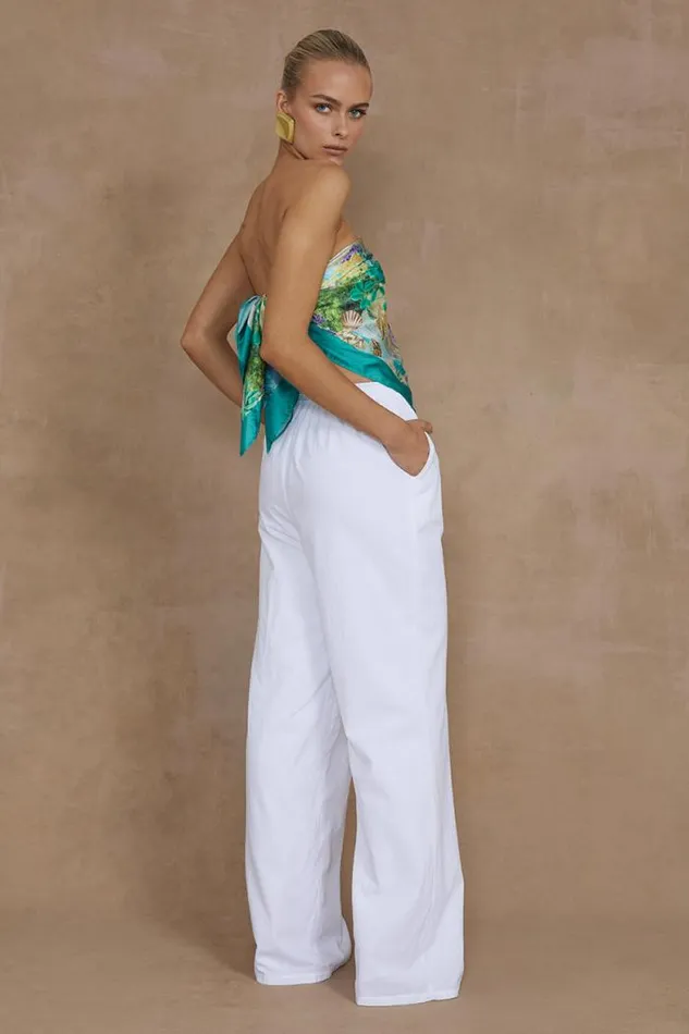 Runaway The Label Pants Shop FLORENT PANT 8211 WHITE