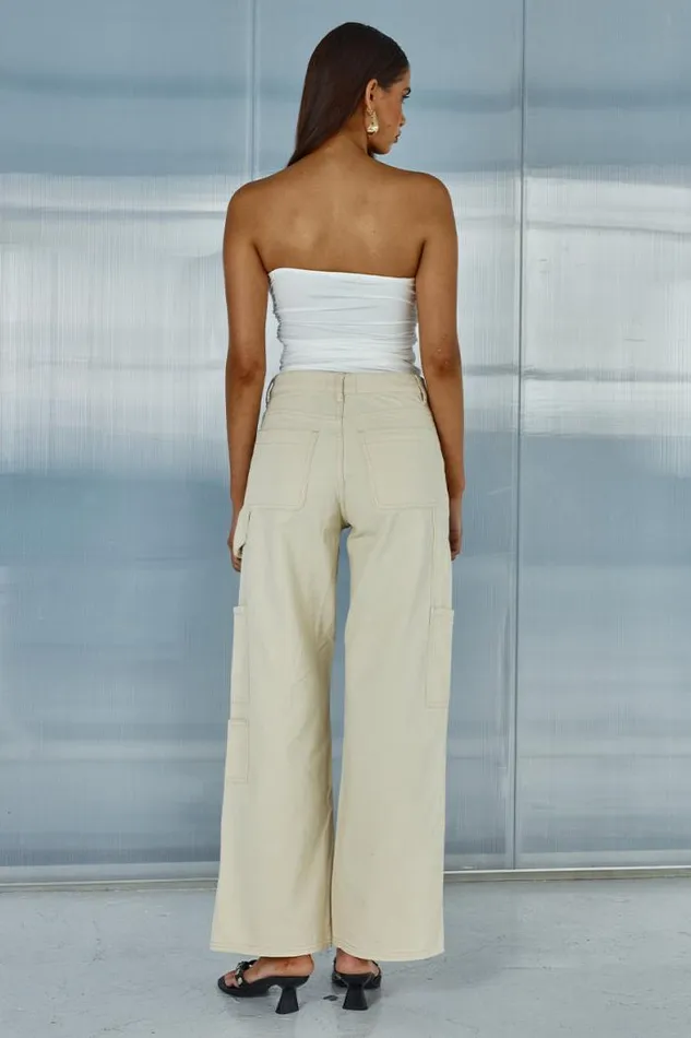Runaway The Label Pants Shop ZATARA PANT 8211 SAND