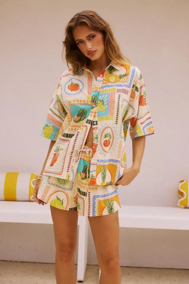 Runaway The Label Shirts and Blouses Shop AGATA SHIRT 8211 AGATA PRINT