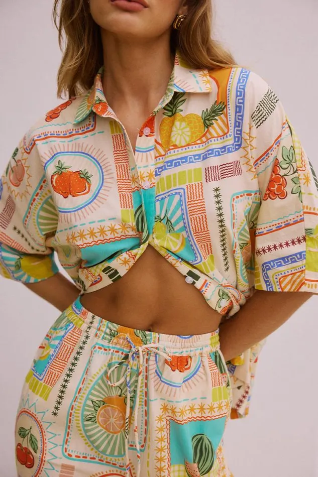 Runaway The Label Shirts and Blouses Shop AGATA SHIRT 8211 AGATA PRINT