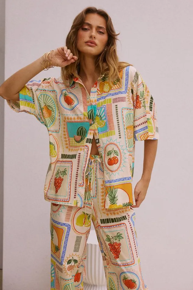 Runaway The Label Shirts and Blouses Shop AGATA SHIRT 8211 AGATA PRINT