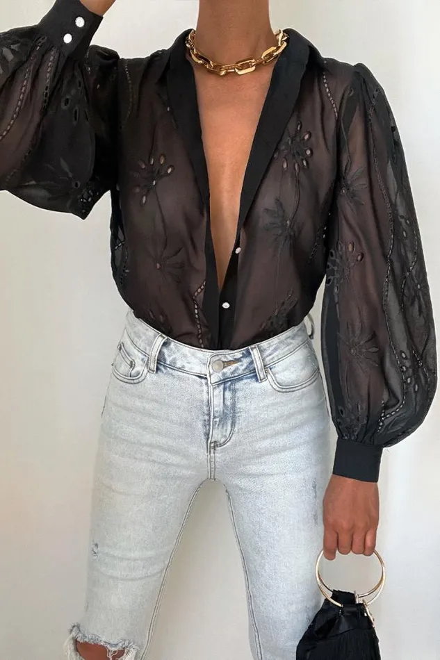 Runaway The Label Shirts and Blouses Shop Elise Blouse 8211 Black