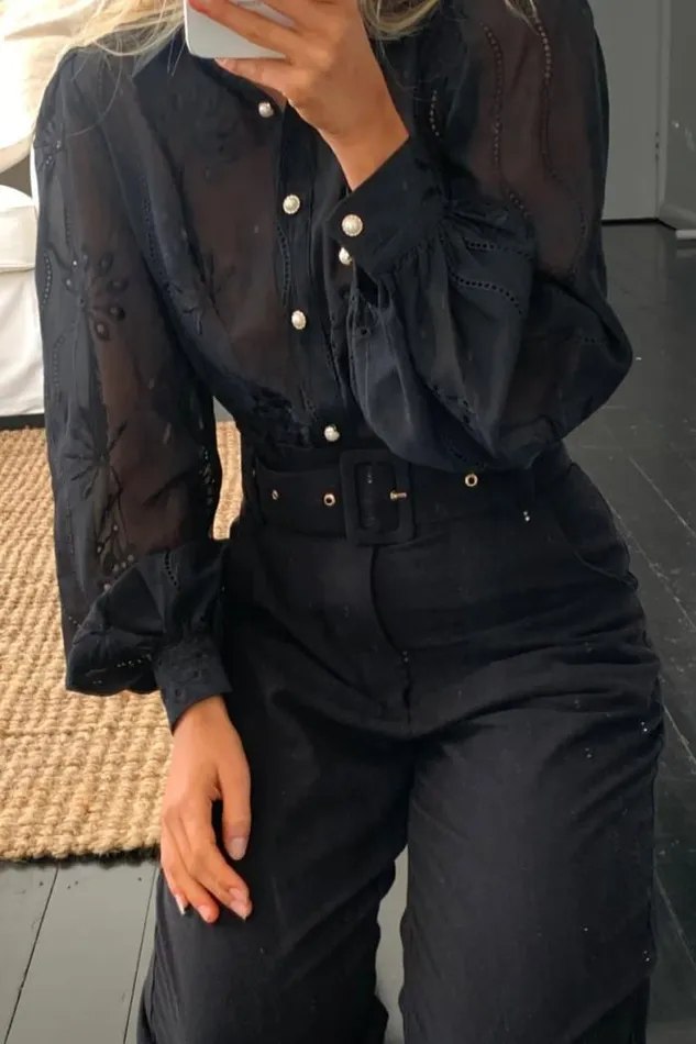 Runaway The Label Shirts and Blouses Shop Elise Blouse 8211 Black