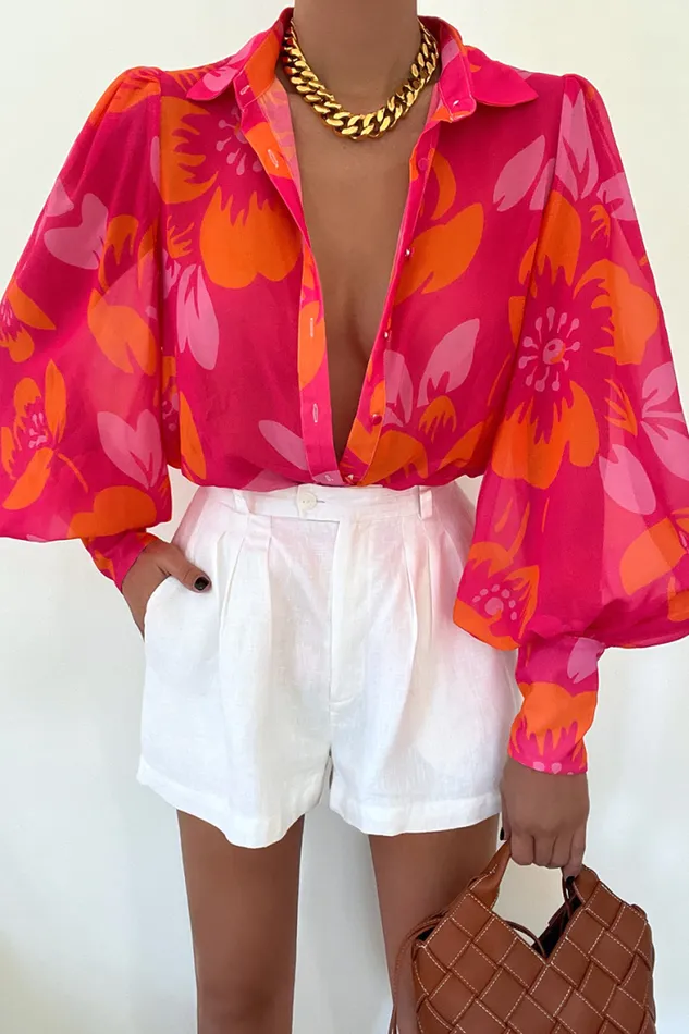 Runaway The Label Shirts and Blouses Shop Fleetwood Blouse 8211 Amisha Pink