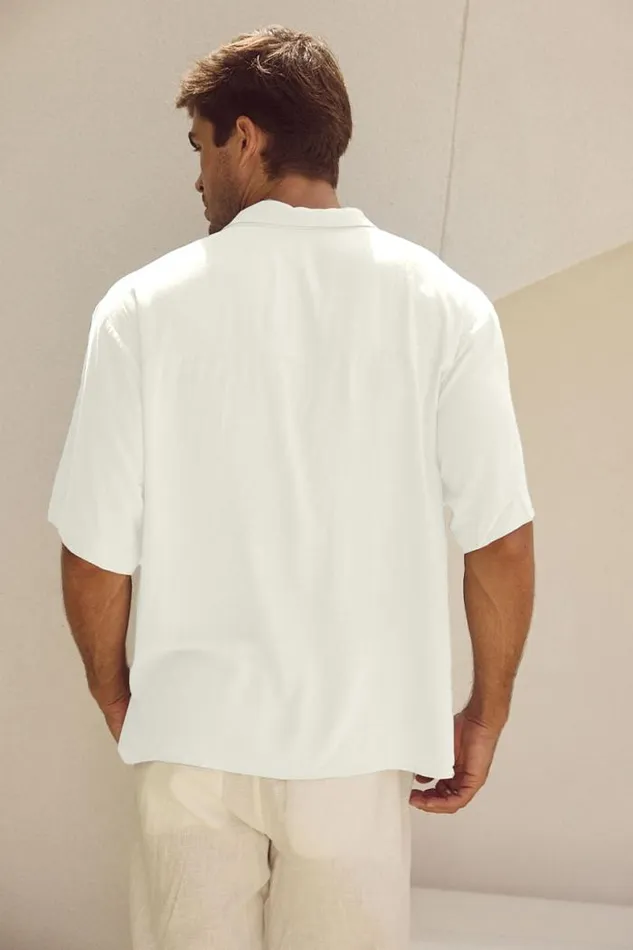 Runaway The Label Shirts Menswear JAYDEN SHIRT 8211 WHITE