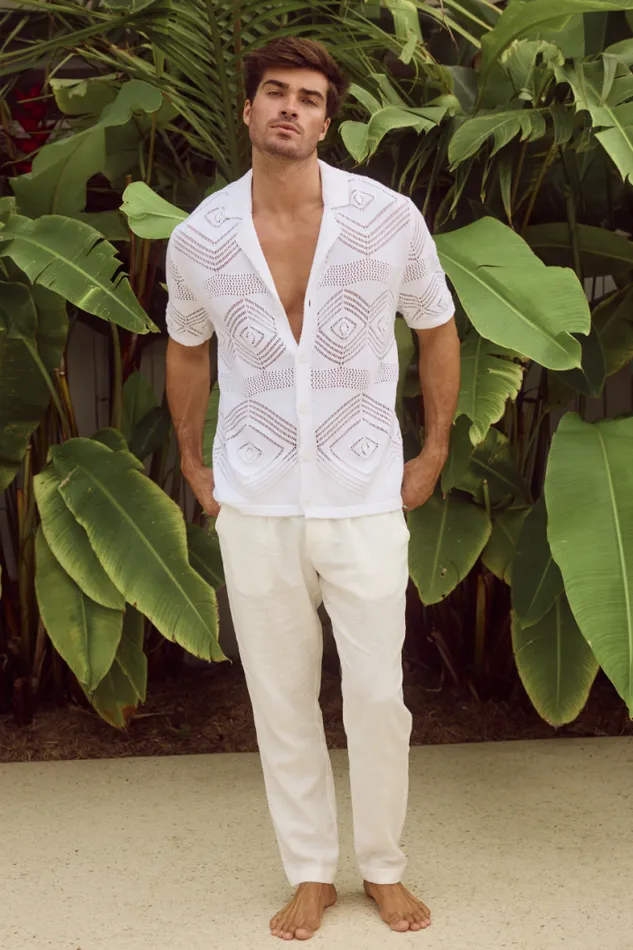 Runaway The Label Shirts Menswear LIAM SHIRT 8211 WHITE