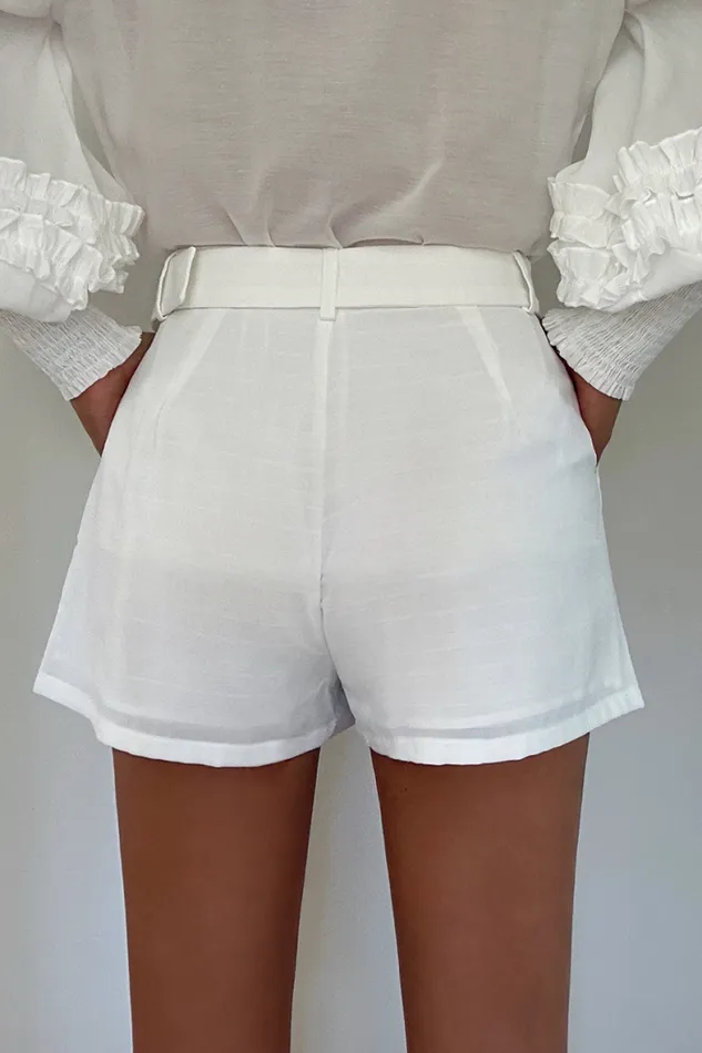 Runaway The Label Shorts Shop Marina Short 8211 White Runaway The Label Shorts Shop Marina Short 8211 White