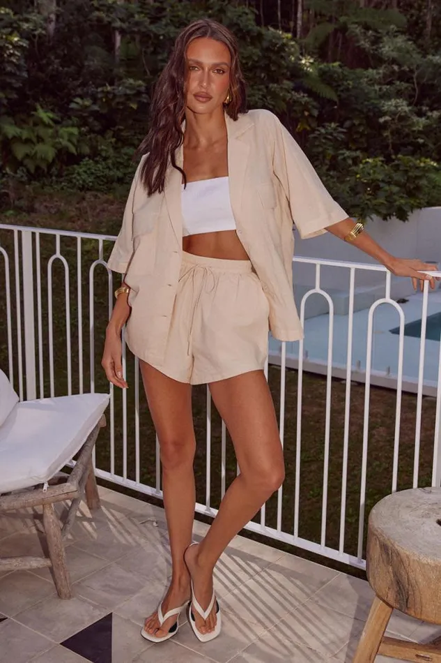 Runaway The Label Shorts Shop RONNE SHORT 8211 SAND