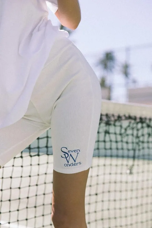 Runaway The Label Shorts Shop The Logo Bike Short 8211 White Runaway The Label Shorts Shop The Logo Bike Short 8211 White