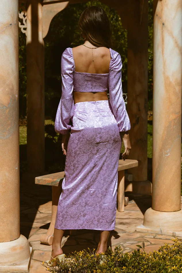 Runaway The Label Skirts Shop Roxie Midi Skirt 8211 Lilac