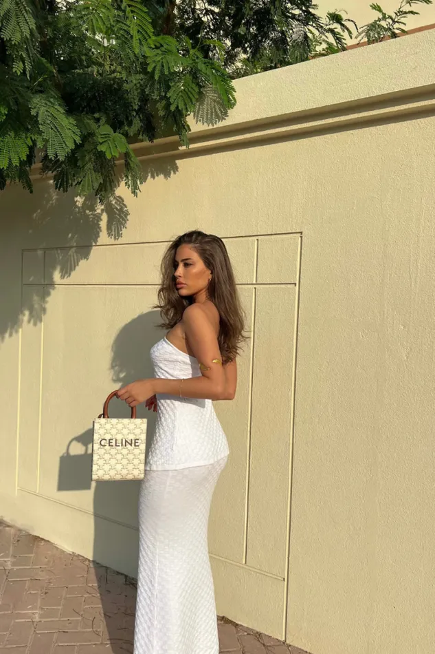 Runaway The Label Skirts Shop TAYA MAXI SKIRT 8211 WHITE Runaway The Label Skirts Shop TAYA MAXI SKIRT 8211 WHITE
