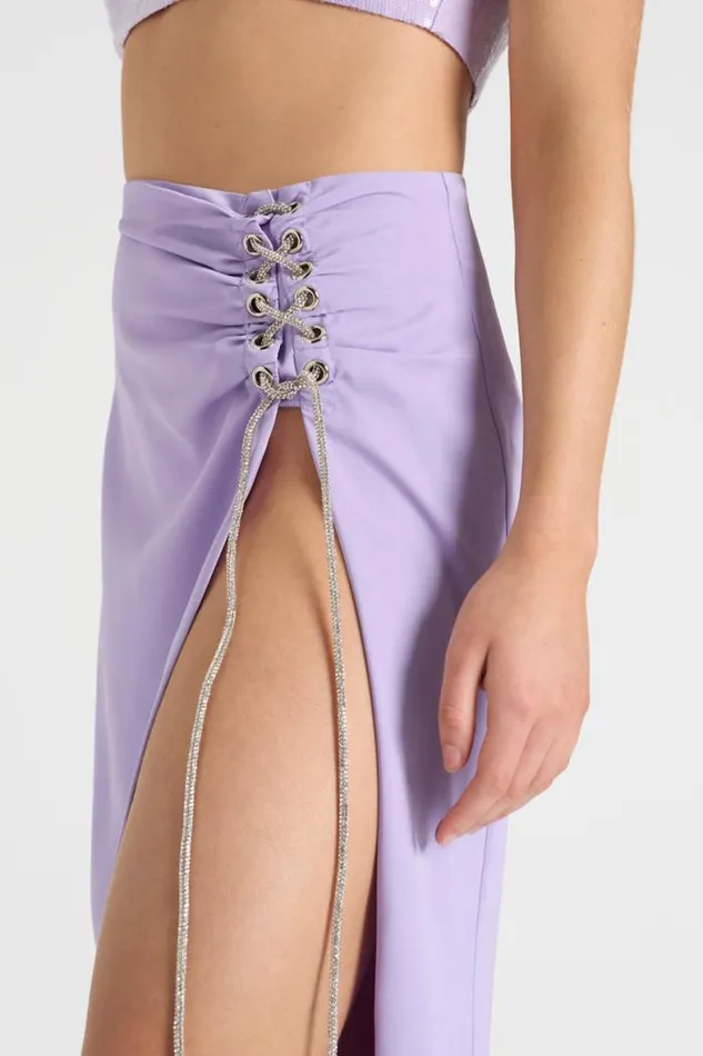 Runaway The Label Skirts Shop THE DRAPED SKIRT 8211 LILAC Runaway The Label Skirts Shop THE DRAPED SKIRT 8211 LILAC