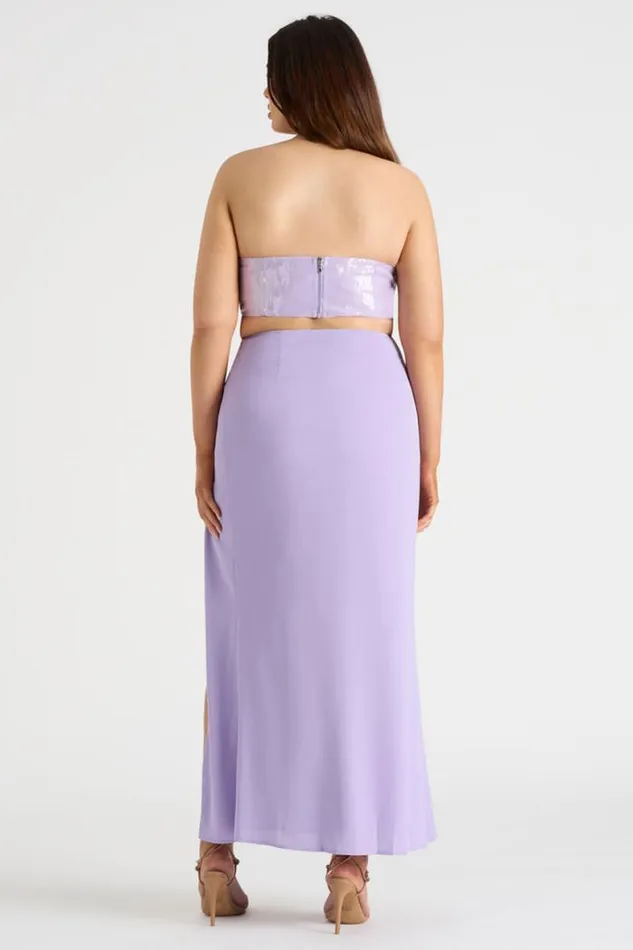 Runaway The Label Skirts Shop THE DRAPED SKIRT 8211 LILAC Runaway The Label Skirts Shop THE DRAPED SKIRT 8211 LILAC