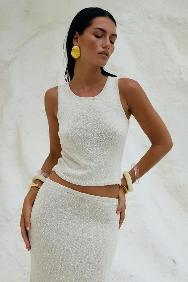 Runaway The Label Summer Sets Shop ADDI TOP 8211 IVORY