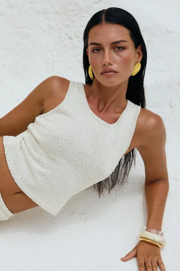 Runaway The Label Summer Sets Shop ADDI TOP 8211 IVORY