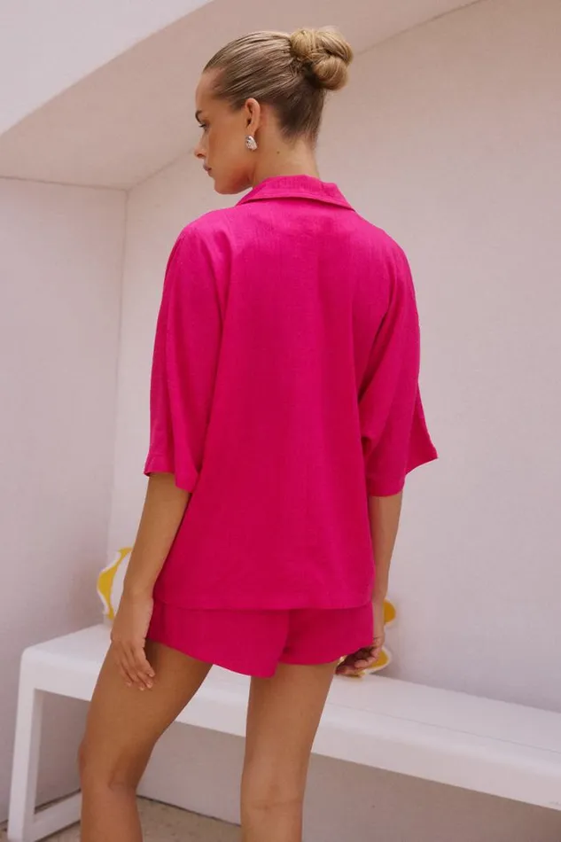 Runaway The Label Summer Sets Shop MONIQUE TOP 8211 HOT PINK