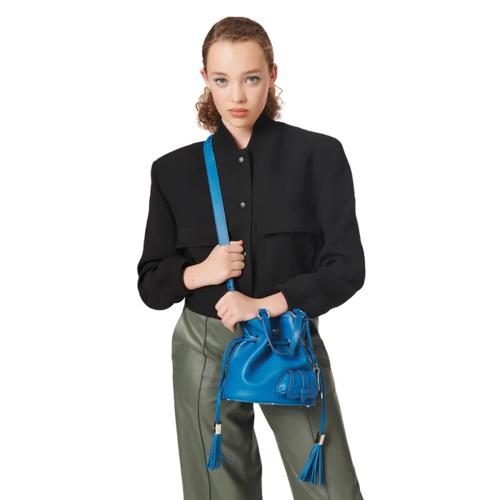 S Bucket Bag Cobalt Women Lancel Shoulder Bags