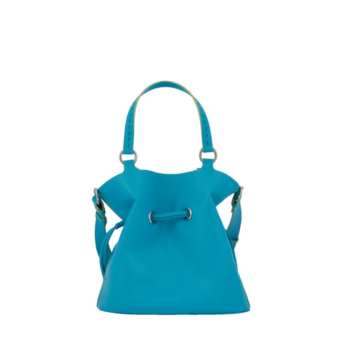 S Bucket Bag Multico Ocean Blue Women Lancel Bucket Bags