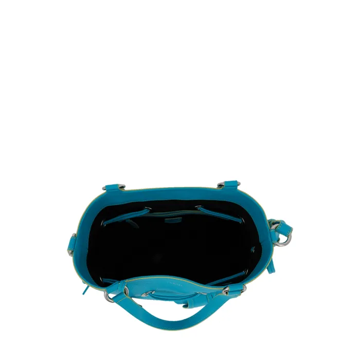 S Bucket Bag Multico Ocean Blue Women Lancel Bucket Bags