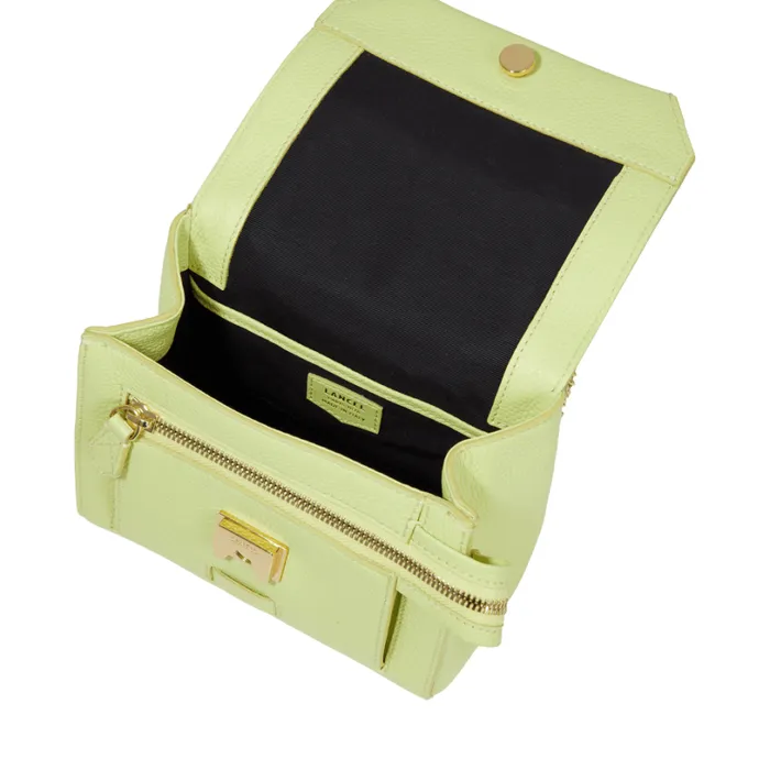 S Flap Bag Lime Women Lancel Hand Bags S Flap Bag Lime Women Lancel Hand Bags