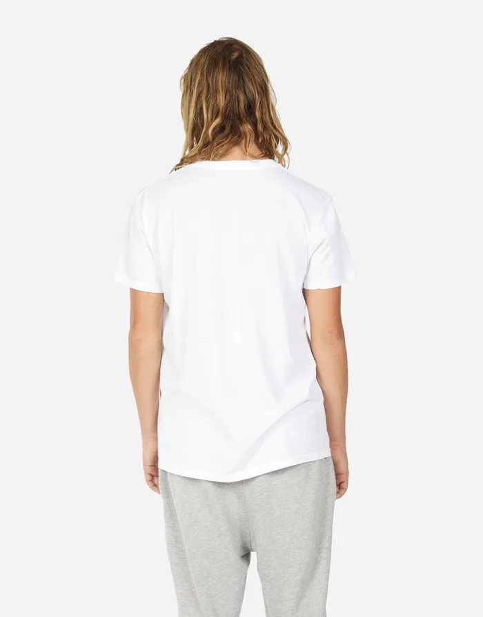 Sadler Airbrush Peace White Men039s Lauren Moshi Tees