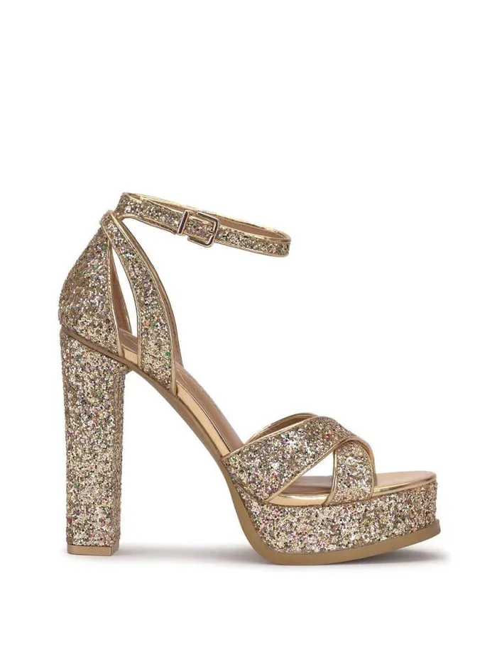 Sandals Shoes Jessica Simpson Gavynne Platform Sandal In Party Gold