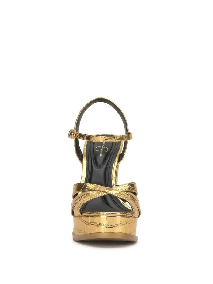 Sandals Shoes Jessica Simpson Giddings Platform Sandal In Gold