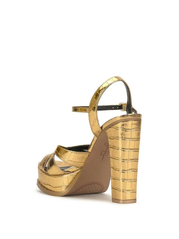Sandals Shoes Jessica Simpson Giddings Platform Sandal In Gold