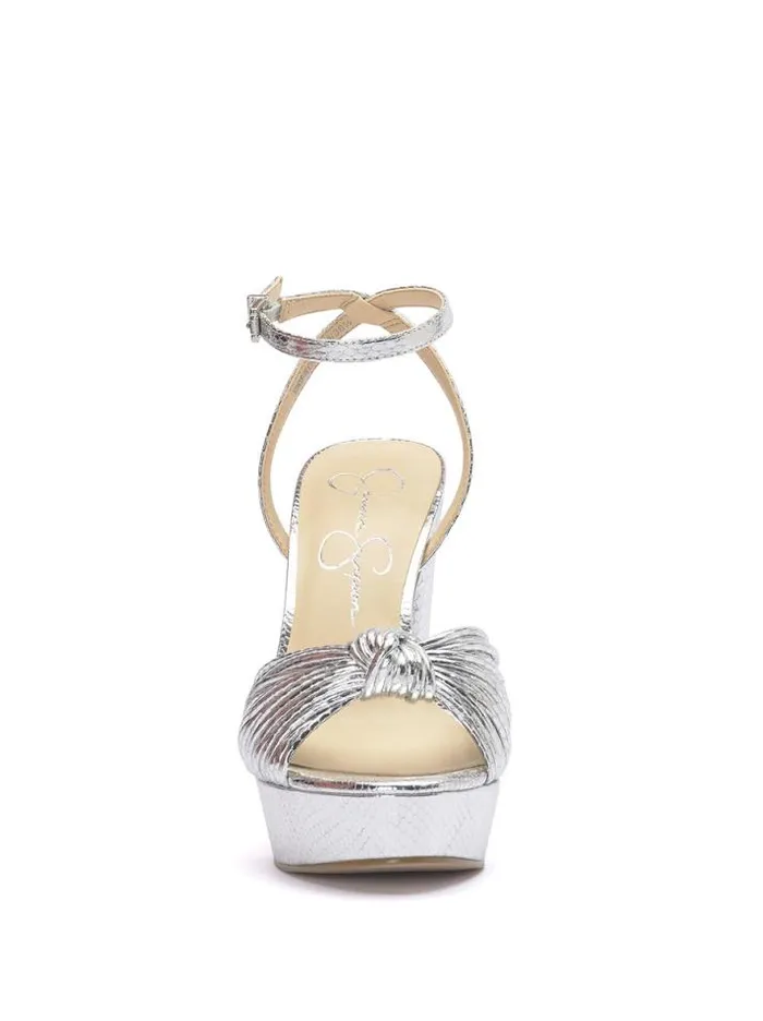 Sandals Shoes Jessica Simpson Immie Platform Sandal In Silver Snake