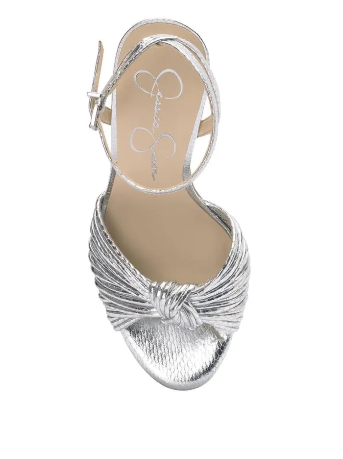 Sandals Shoes Jessica Simpson Immie Platform Sandal In Silver Snake