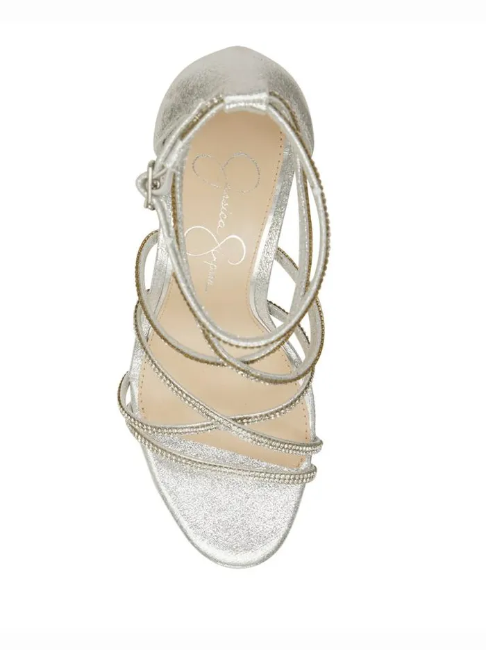 Sandals Shoes Jessica Simpson Jaeya High Heel In Platinum