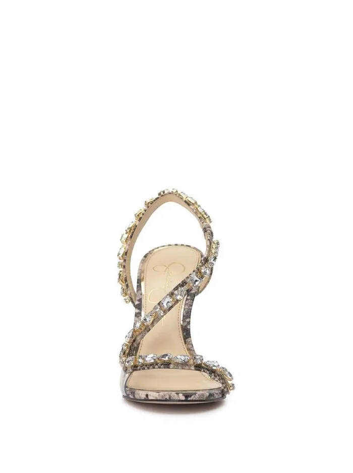 Sandals Shoes Jessica Simpson Jaycin High Heel In Natural Snake