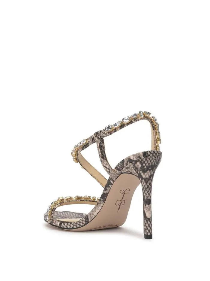 Sandals Shoes Jessica Simpson Jaycin High Heel In Natural Snake