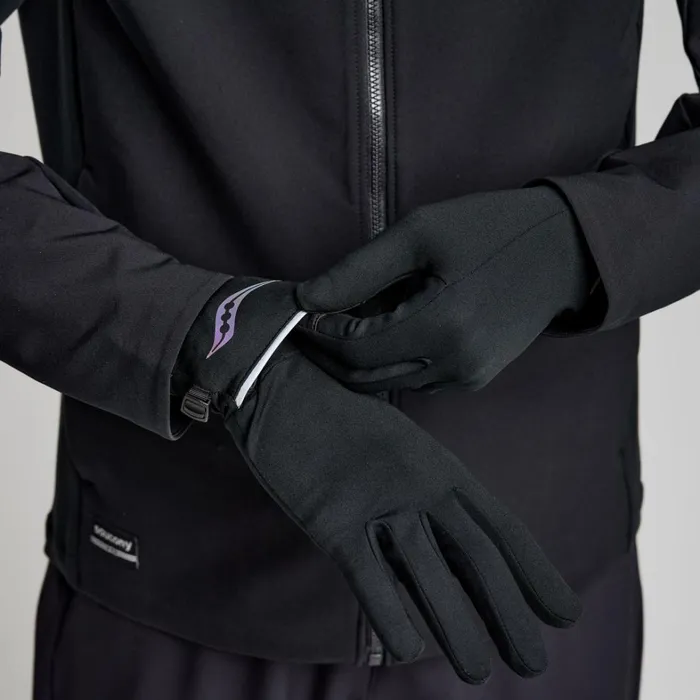 Saucony Accessories Men Hurricane Convertible Mitt Black