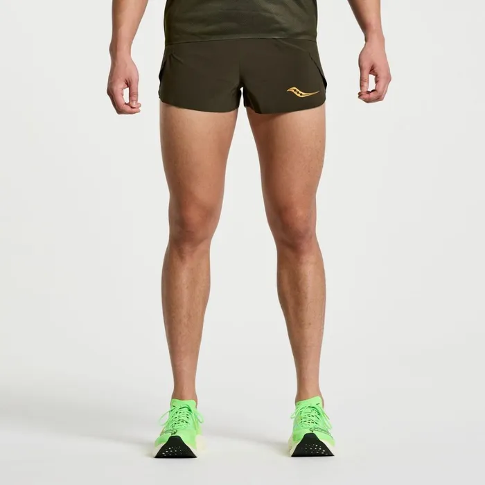 Saucony Bottoms Men Elite Split Short Umbra