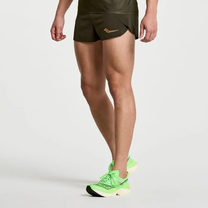 Saucony Bottoms Men Elite Split Short Umbra