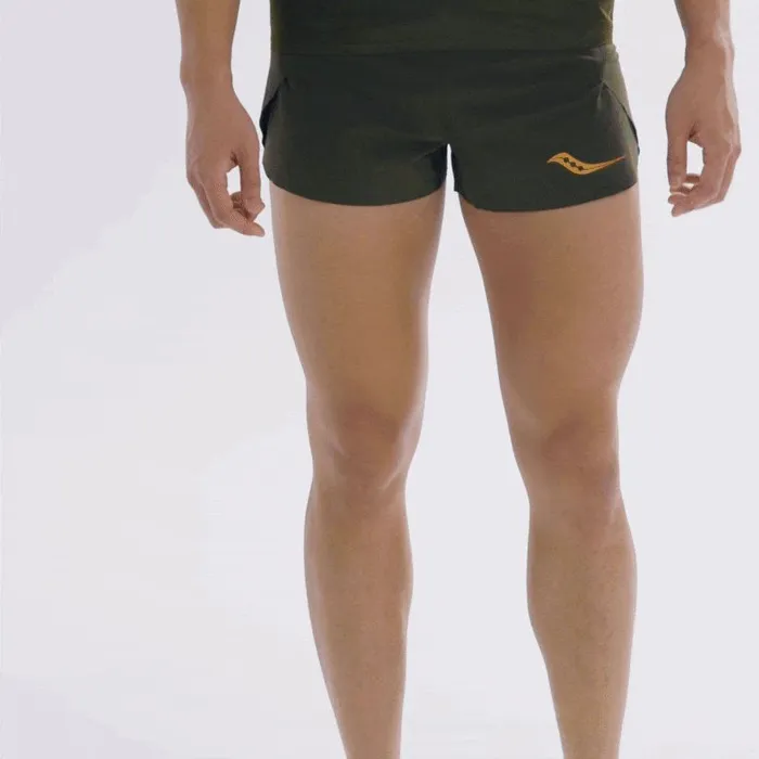 Saucony Bottoms Men Elite Split Short Umbra