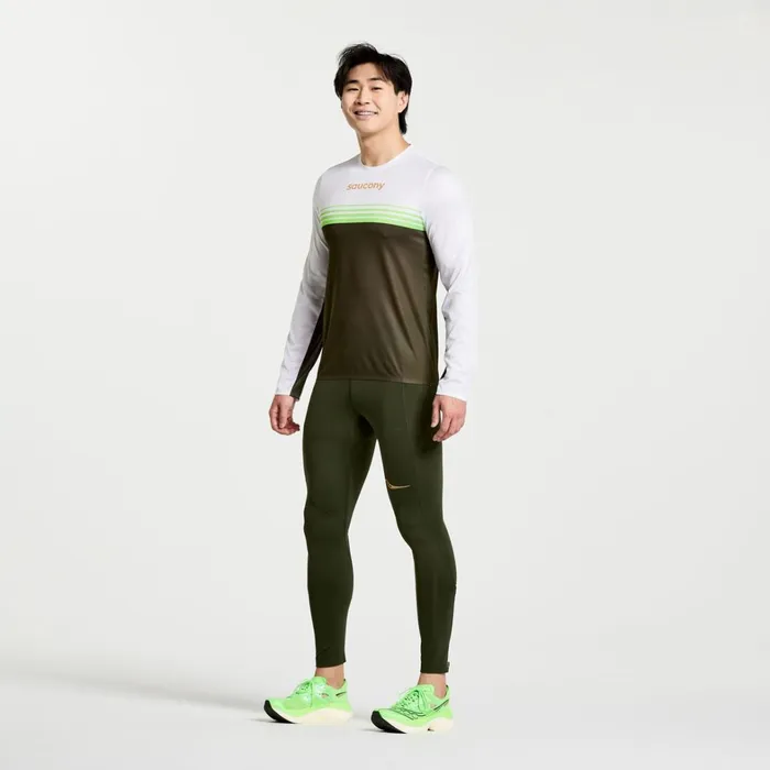 Saucony Bottoms Men Elite Tight Umbra