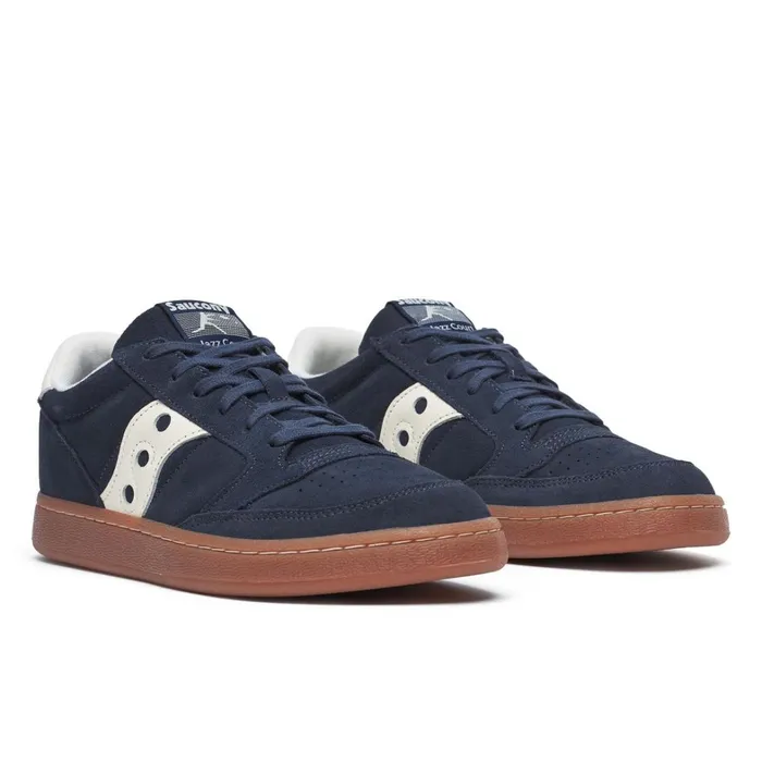 Saucony Lifestyle Women Jazz Court Split Suede Navyvanilla