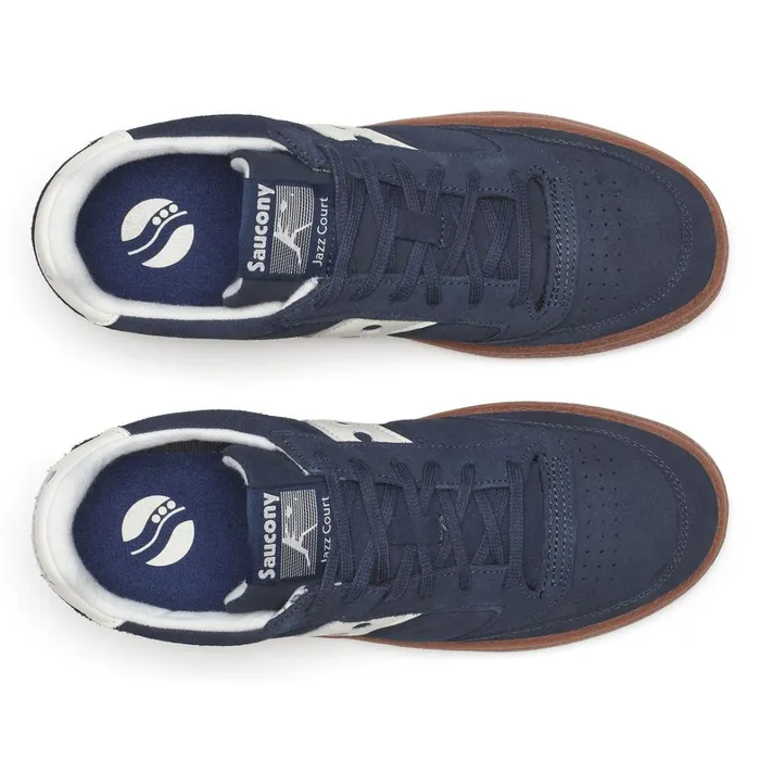 Saucony Lifestyle Women Jazz Court Split Suede Navyvanilla