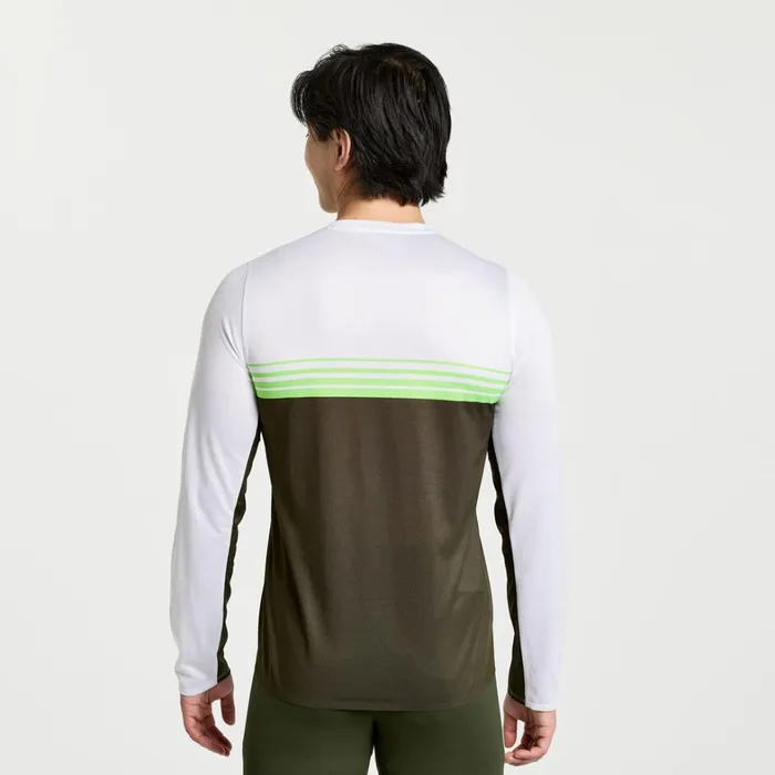 Saucony Tops Men Elite Long Sleeve Umbra