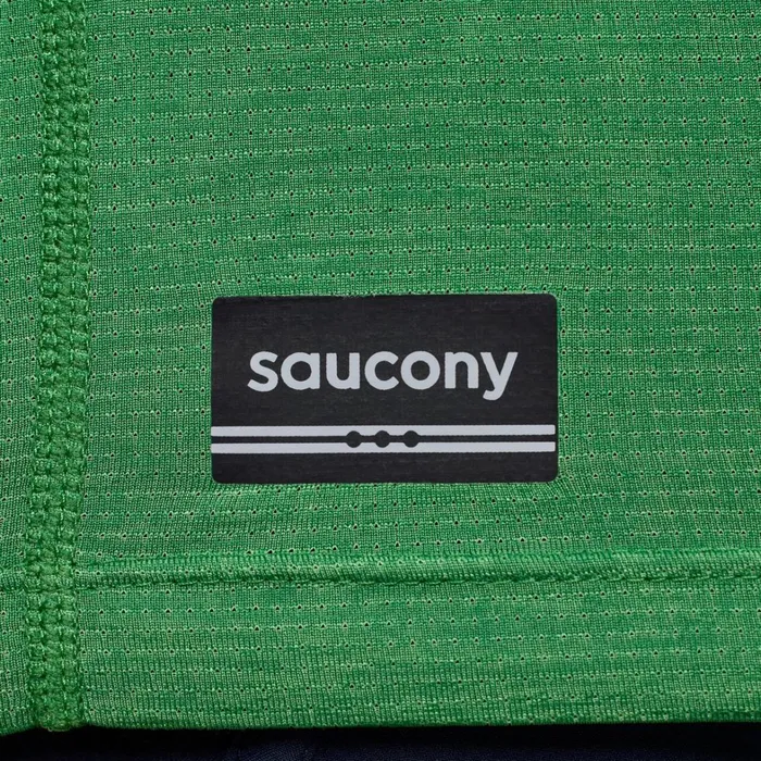 Saucony Tops Men Stopwatch Long Sleeve Juniper Heather