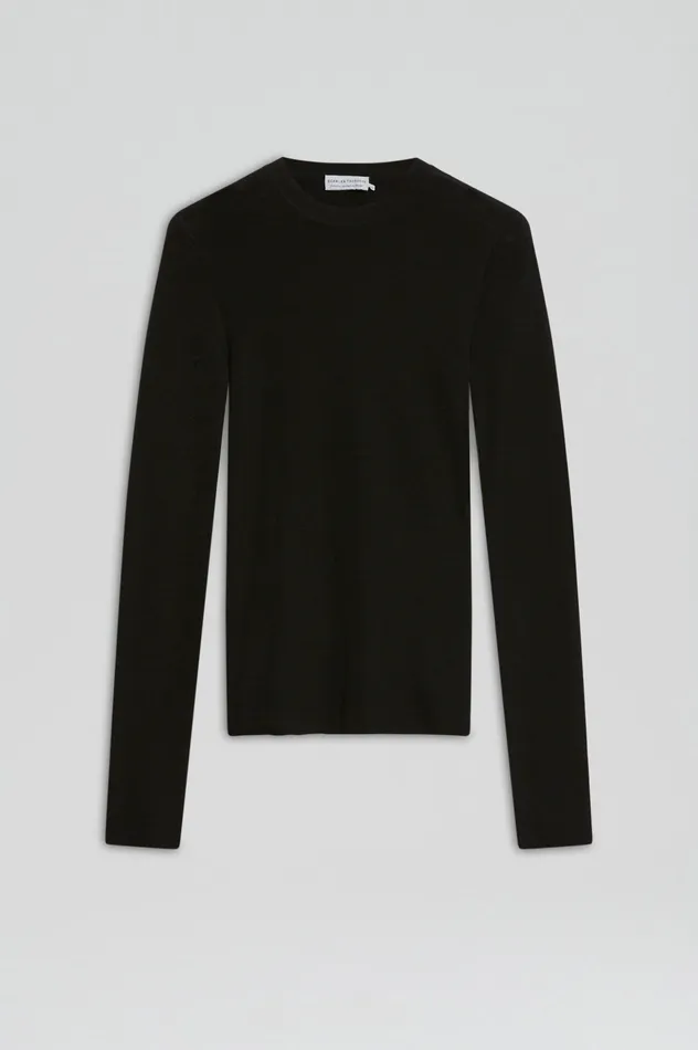 Scanlan Theodore BABYWOOL CREW SWEATER BLACK ALL Women Sweaters