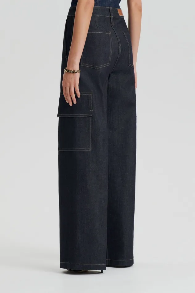 Scanlan Theodore Denim Women DENIM CARGO JEAN INDIGO 1275