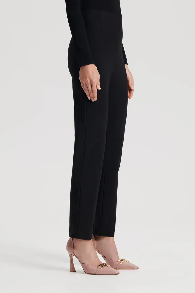 Scanlan Theodore ITALIAN HIGHWAIST SLIM TROUSER BLACK Women Trousers