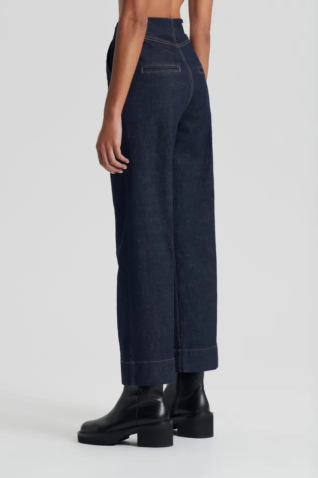 Scanlan Theodore Trousers Women DENIM CROPPED JEAN INDIGO1275 Scanlan Theodore Trousers Women DENIM CROPPED JEAN INDIGO1275