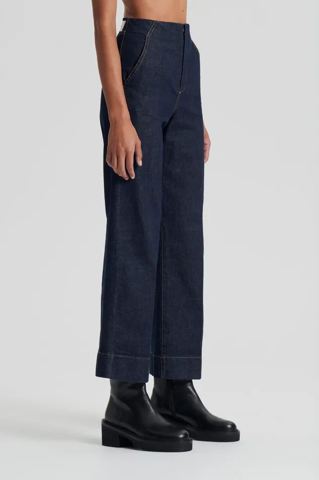 Scanlan Theodore Trousers Women DENIM CROPPED JEAN INDIGO1275 Scanlan Theodore Trousers Women DENIM CROPPED JEAN INDIGO1275