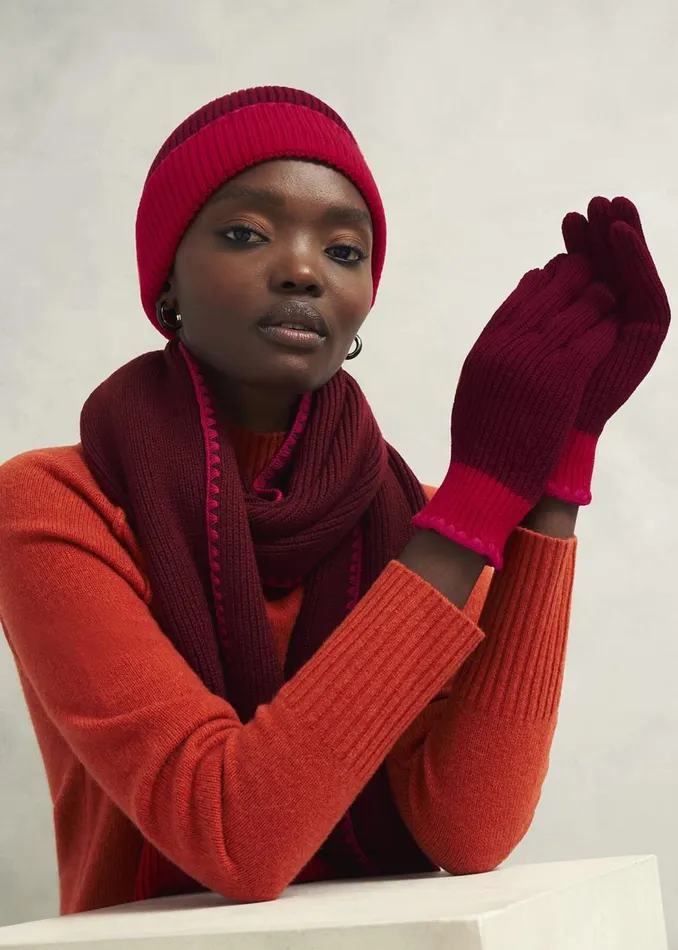Scarves Women HOBBS Esme Scarf Rhubarb Red