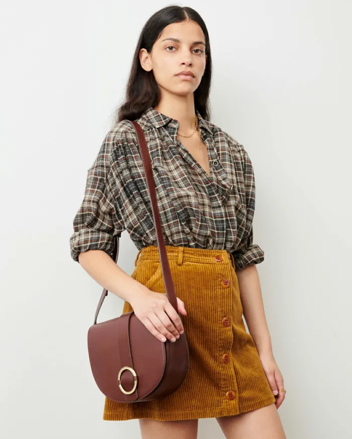 Sessn Womens Accessories Tessao cuir Choco On Sale